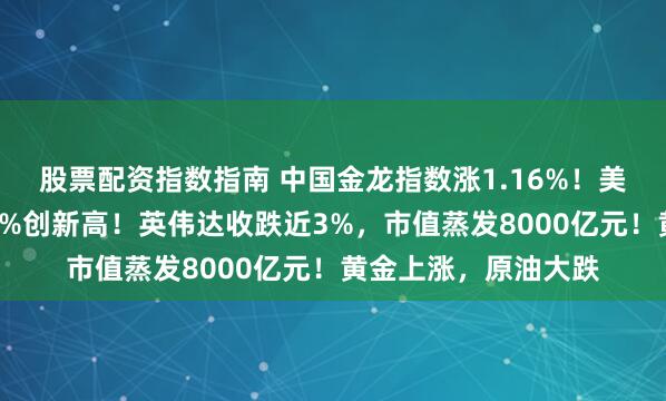 股票配资指数指南 中国金龙指数涨1.16%！美股收跌，博通涨超9%创新高！英伟达收跌近3%，市值蒸发8000亿元！黄金上涨，原油大跌